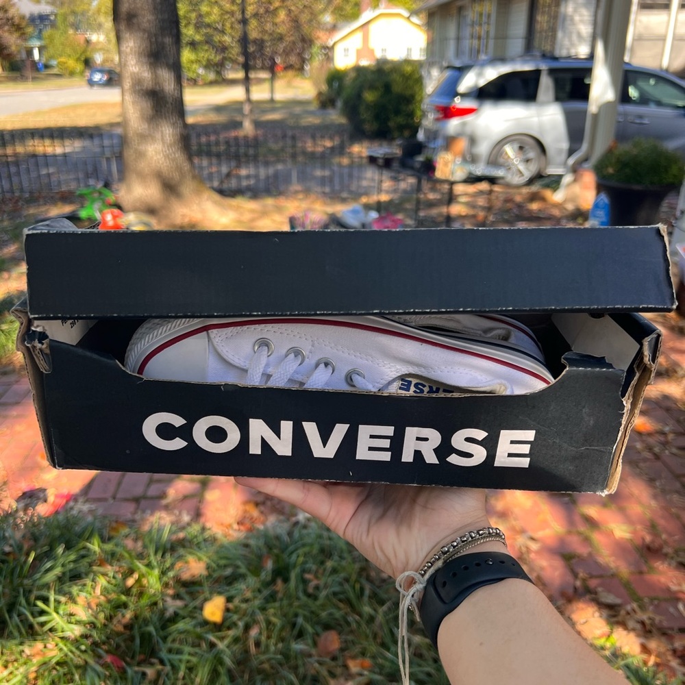 white converse